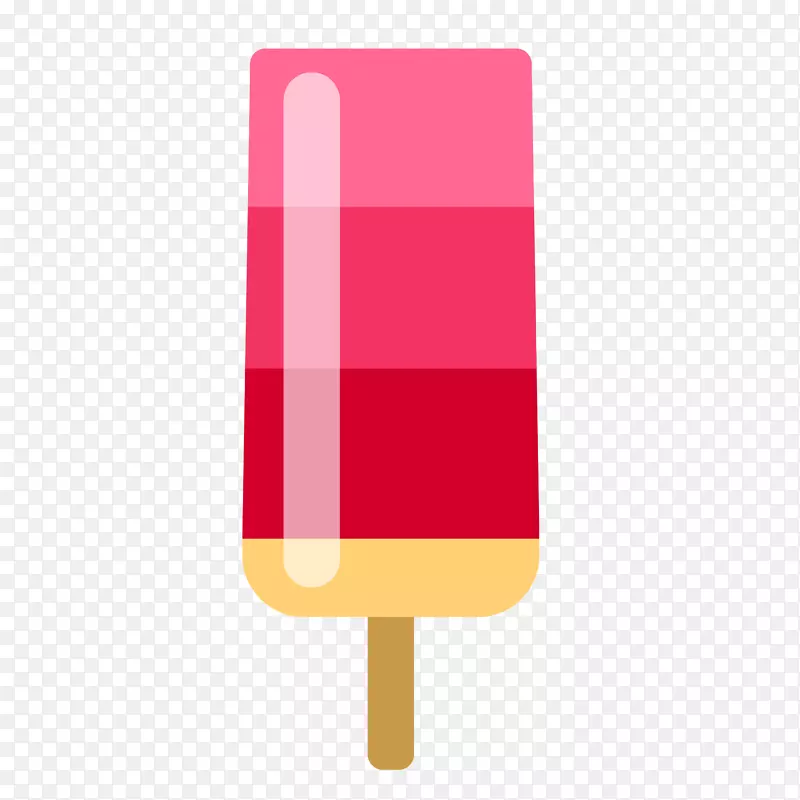 冰淇淋锥冰POP水果甜点彩色素描