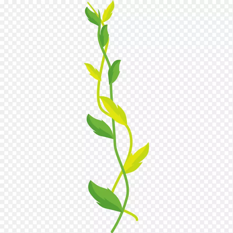 绿色设计图形植物叶草田