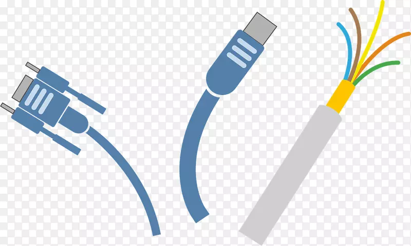 电线和电缆夹艺术电源线交流电源插头和插座电线电缆电线