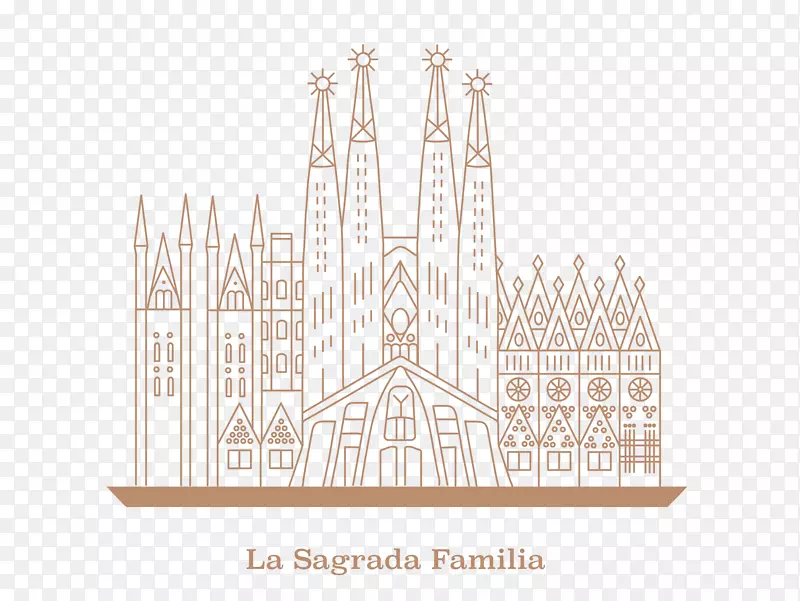 设计La Sagrada Dribbble建筑立面