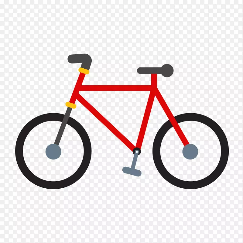 固定齿轮自行车框架道路自行车图形.自行车