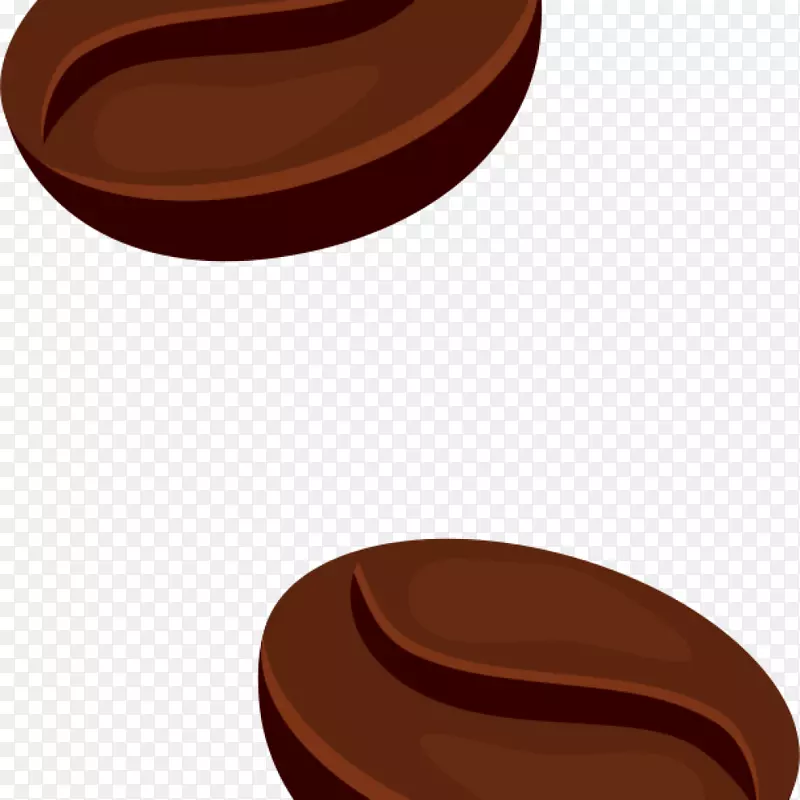 剪贴画咖啡豆图形巧克力咖啡豆