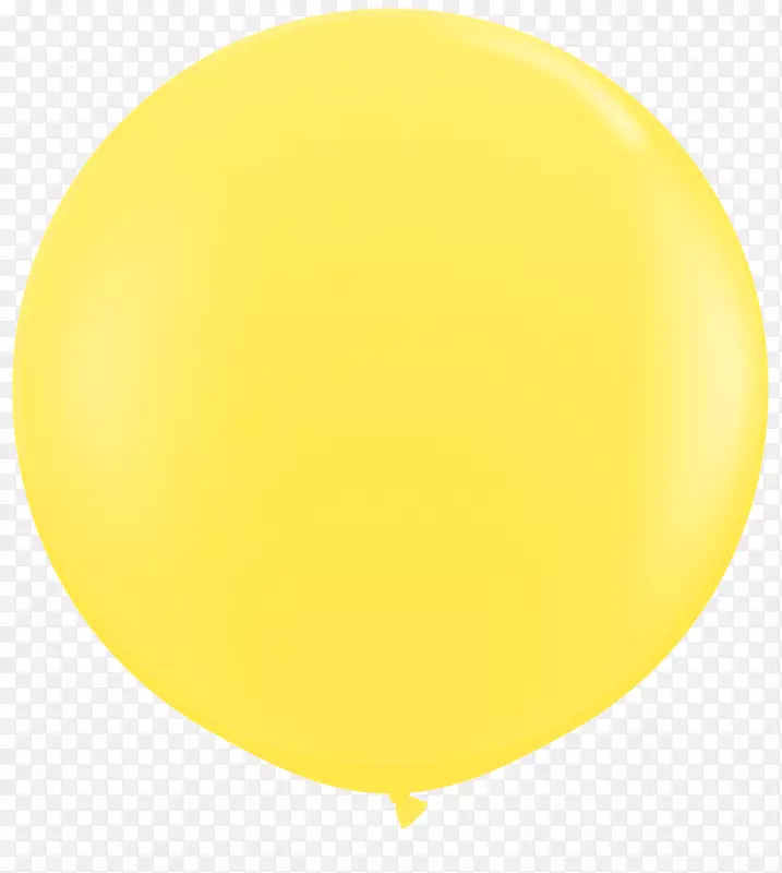 Qualatex乳胶气球巨型圆形气球黄色圆形乳胶气球-气球
