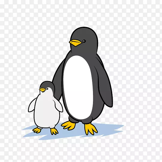 企鹅王剪贴画图片-企鹅