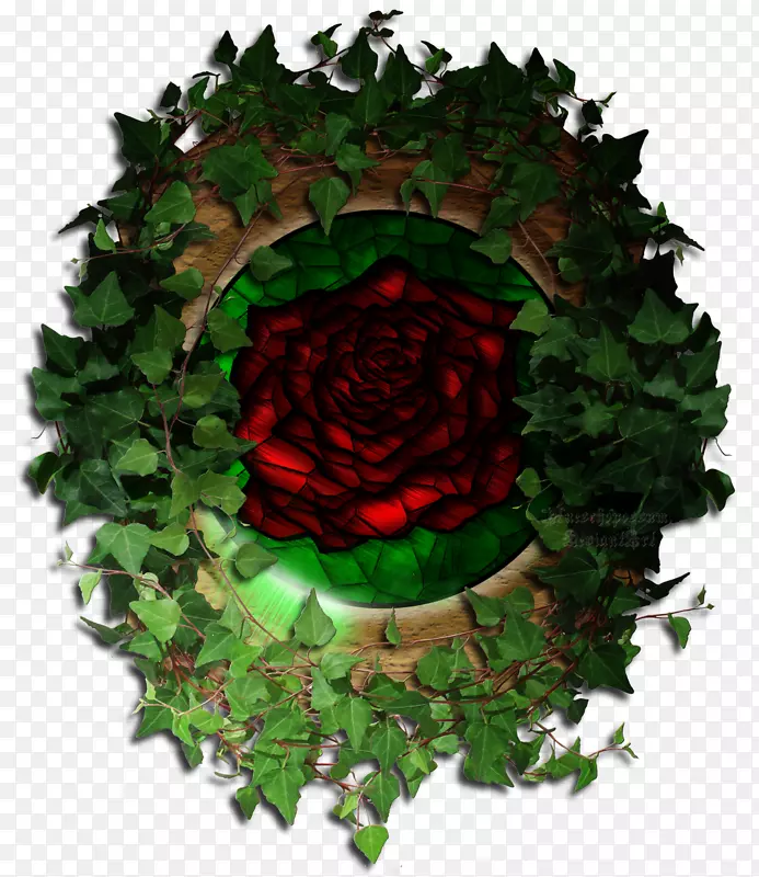 花园玫瑰艺术家-负鼠