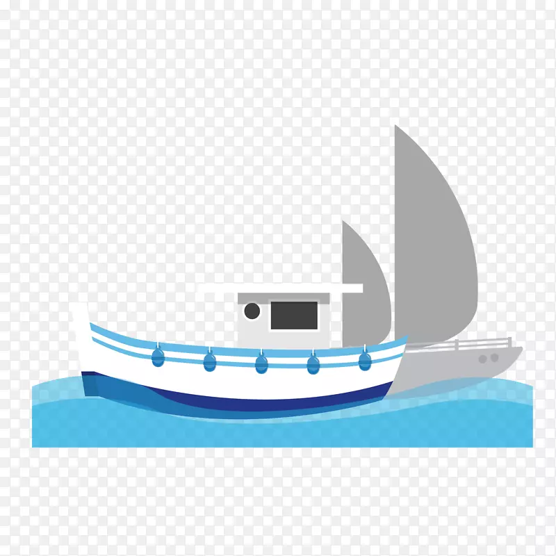 船舶图形水艇图像png图片.蓝色船只