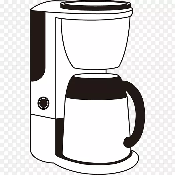 咖啡杯剪辑艺术咖啡厅插图