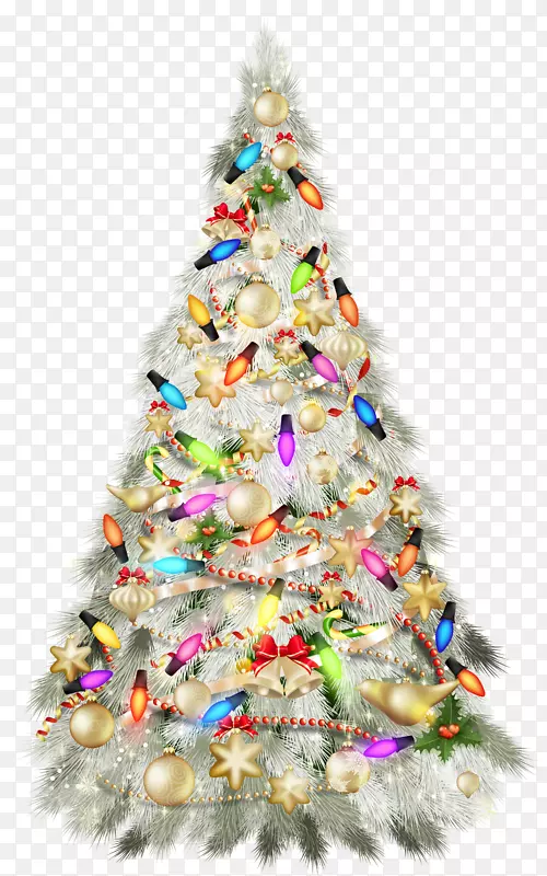 剪贴画圣诞树圣诞日移动式网络图形装饰圣诞花圈.圣诞树