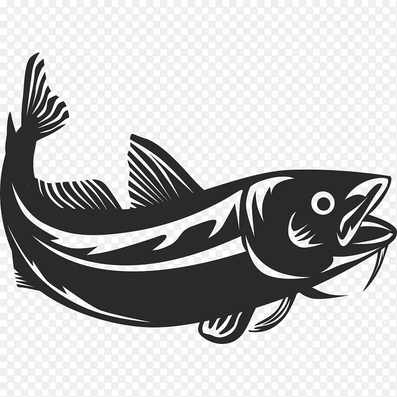 大西洋鳕鱼版税-免费图形摄影插图.鱼