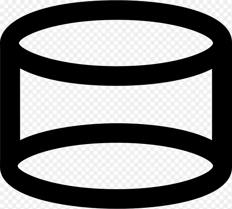 计算机图标形状圆柱符号封装的PostScript形状