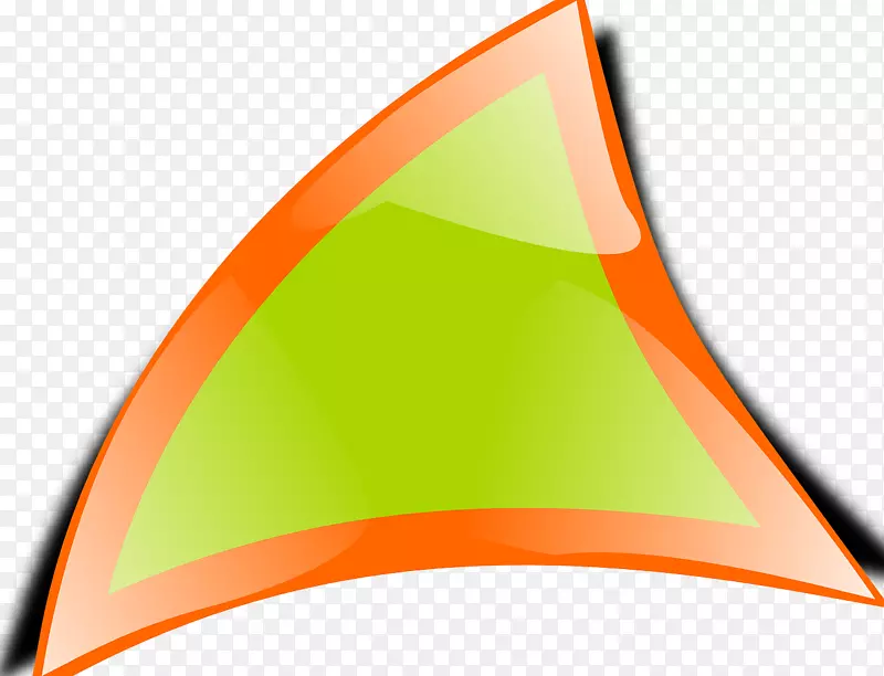 剪贴画图形开放三角形自由内容三角形