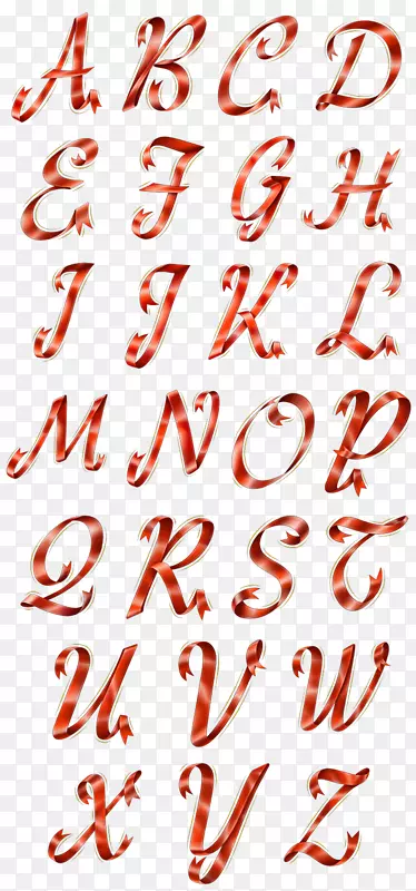 书法字体线点图案-abc