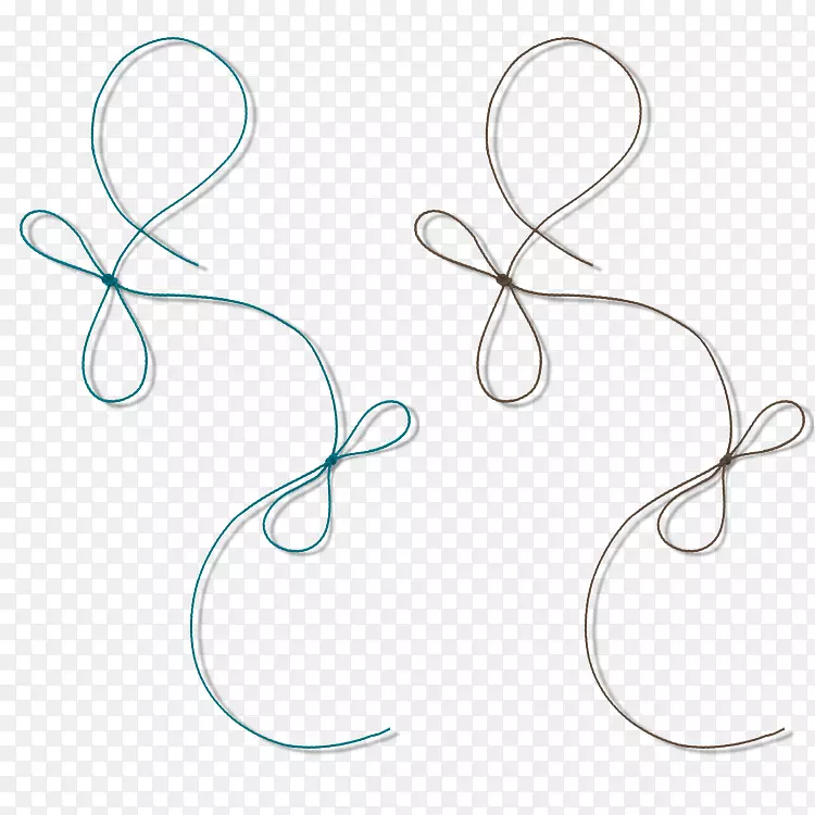 钢丝绳图像耳环图形png网络图.多路