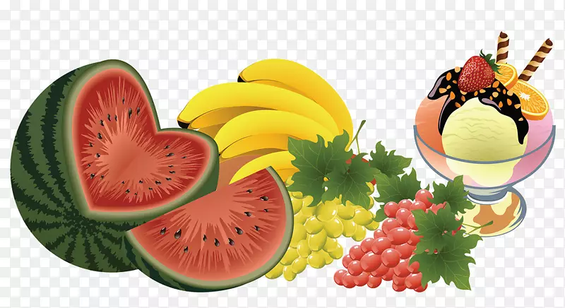 水果图形西瓜png图片图像西瓜