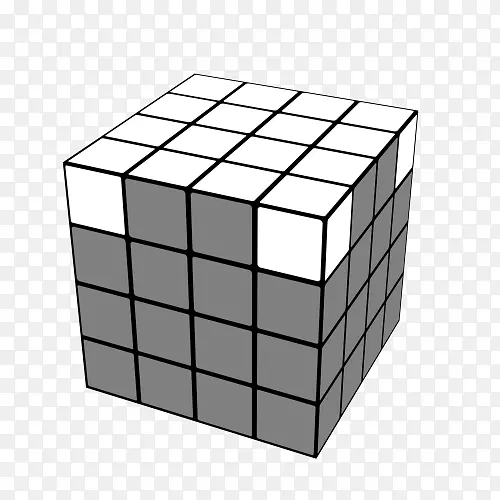 拼图游戏魔方立方体