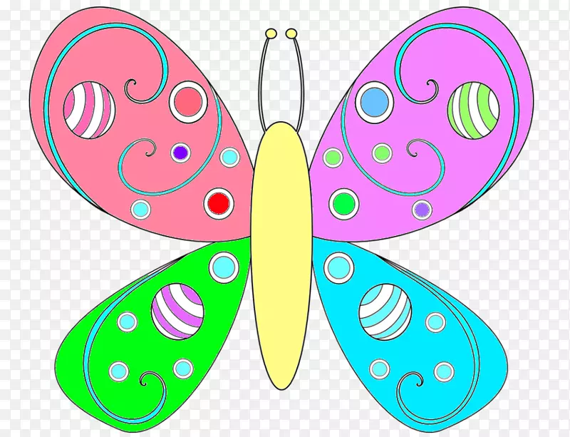 蝴蝶夹艺术产品线粉红m-蝴蝶