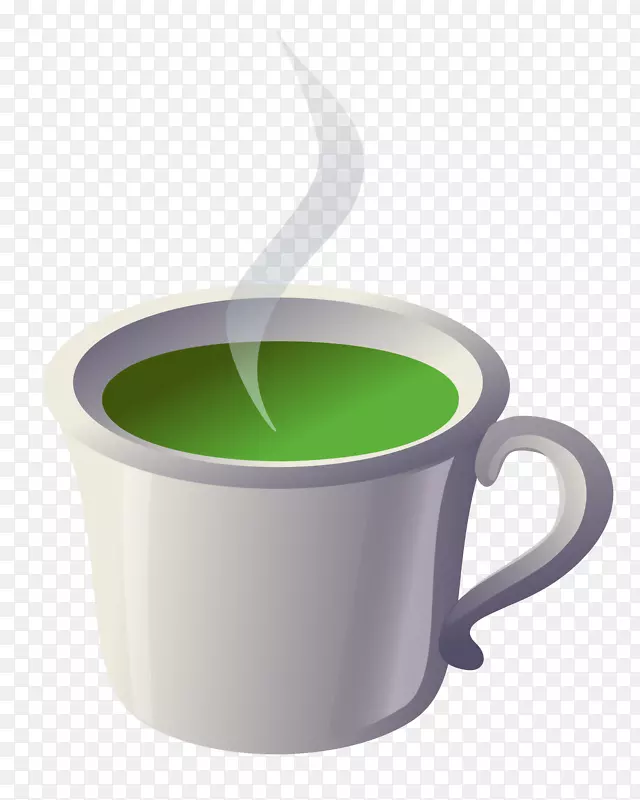 茶杯咖啡夹艺术图形.茶