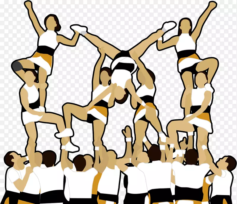剪贴画啦啦队舞蹈比赛啦啦队-丹西-男孩啦啦队