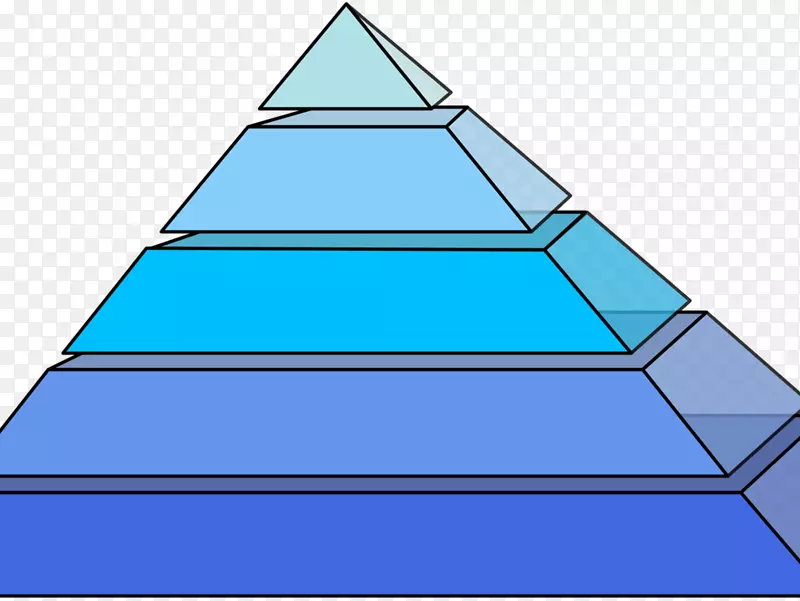 剪贴画金字塔图形开放部分形状金字塔