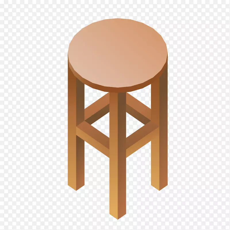 桌椅凳家具图形.棕色