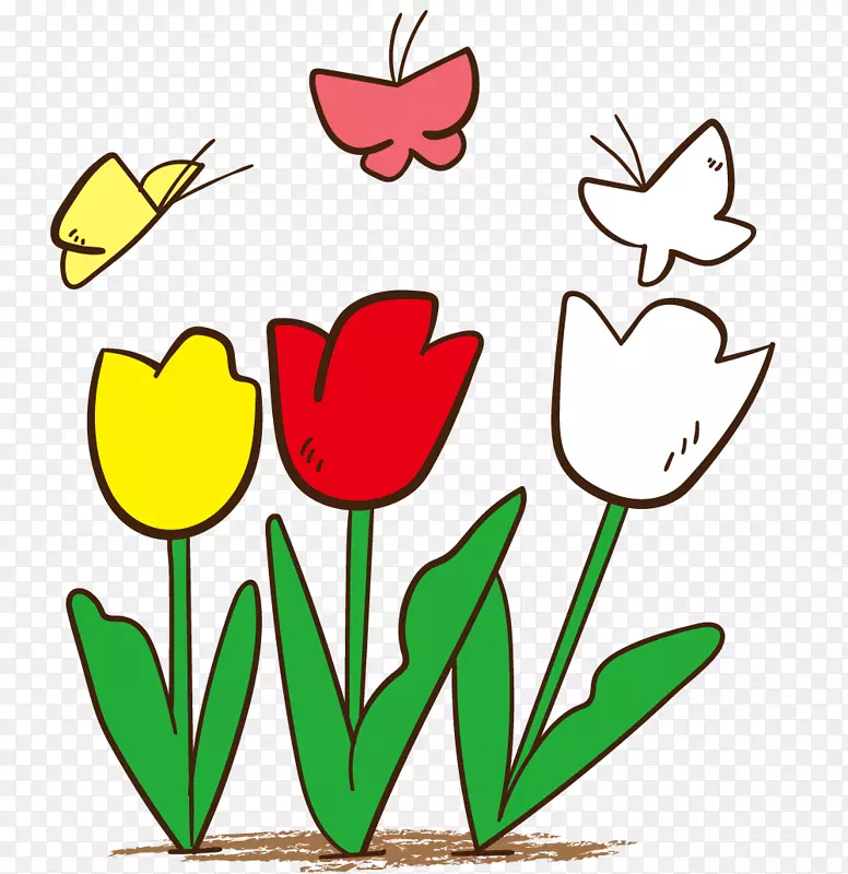 花卉设计插图郁金香意象