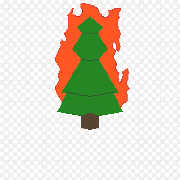 圣诞树圣诞日松树装饰剪贴画-圣诞树