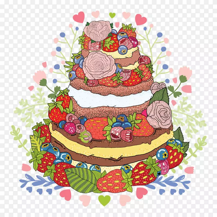 生日蛋糕巧克力蛋糕装饰奶油巧克力蛋糕