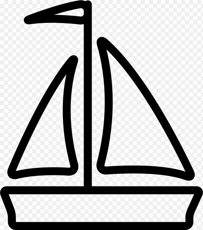 图形电脑图标帆船剪贴画帆船