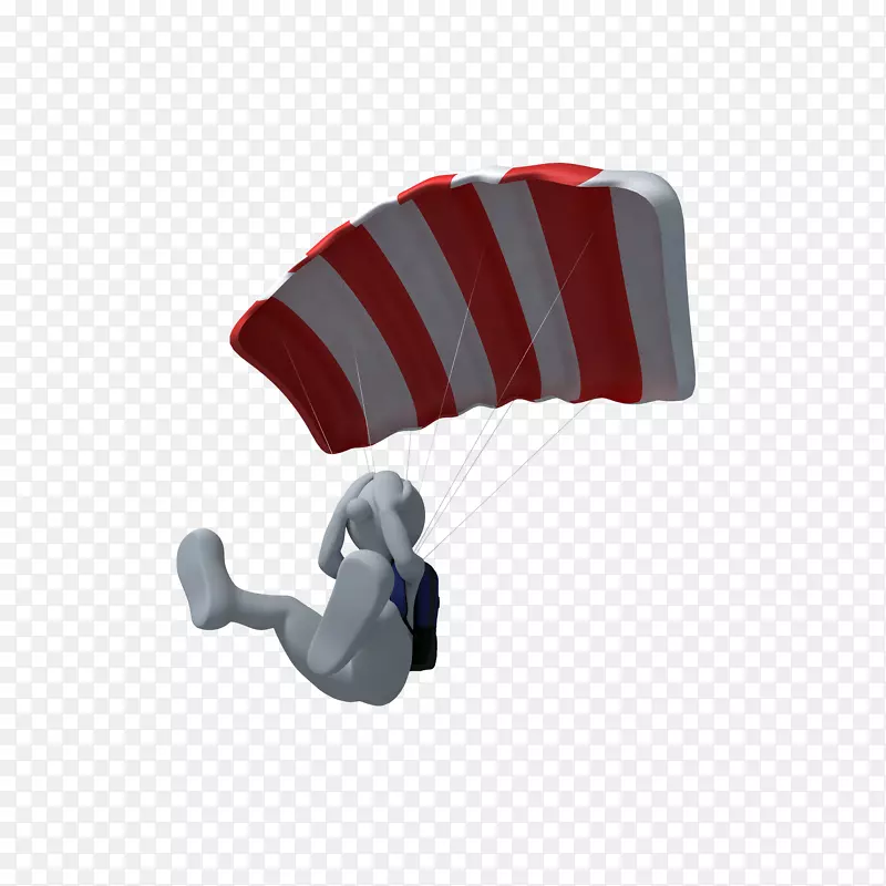 降落伞插图下载三维计算机图形设计降落伞