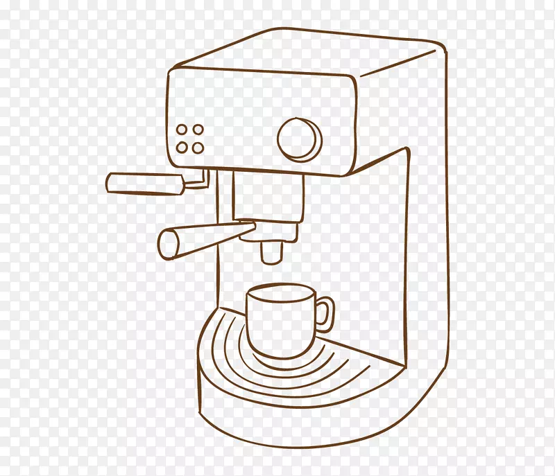咖啡杯咖啡厅咖啡机卡布奇诺咖啡机