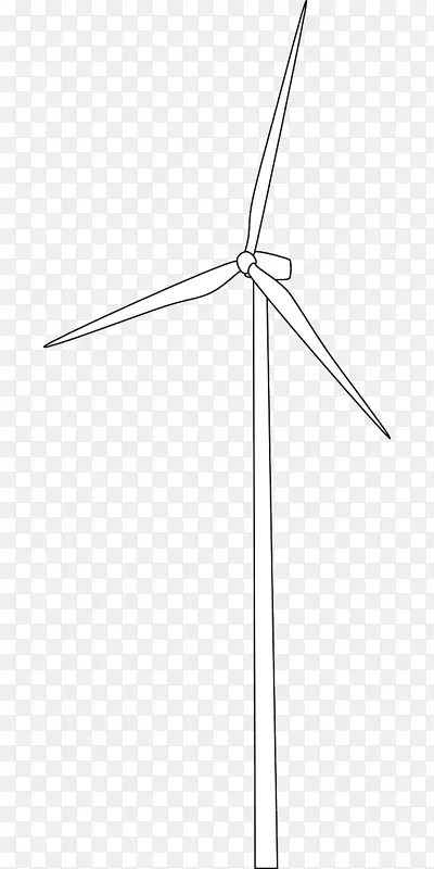 风力涡轮机剪辑艺术可再生能源.风能