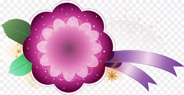 台式壁纸电脑紫色开花植物.装饰