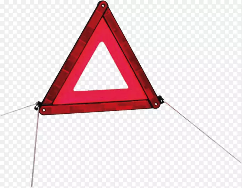 三角车警示标志几何形状线-三角形