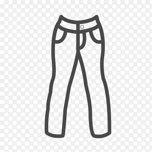 裤子电脑图标服装牛仔裤袖子-牛仔裤