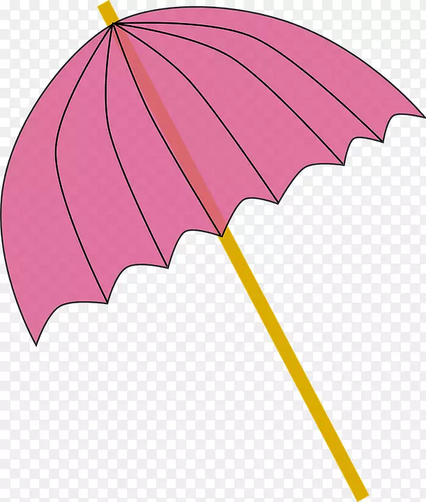 剪贴画图形雨伞开放部分图像