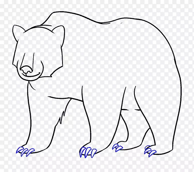 非洲象须熊印度象夹艺术-毛皮质地