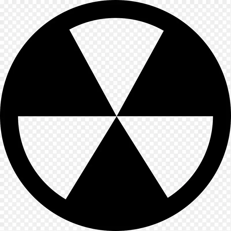 放射性衰变辐射符号核尘埃标志符号