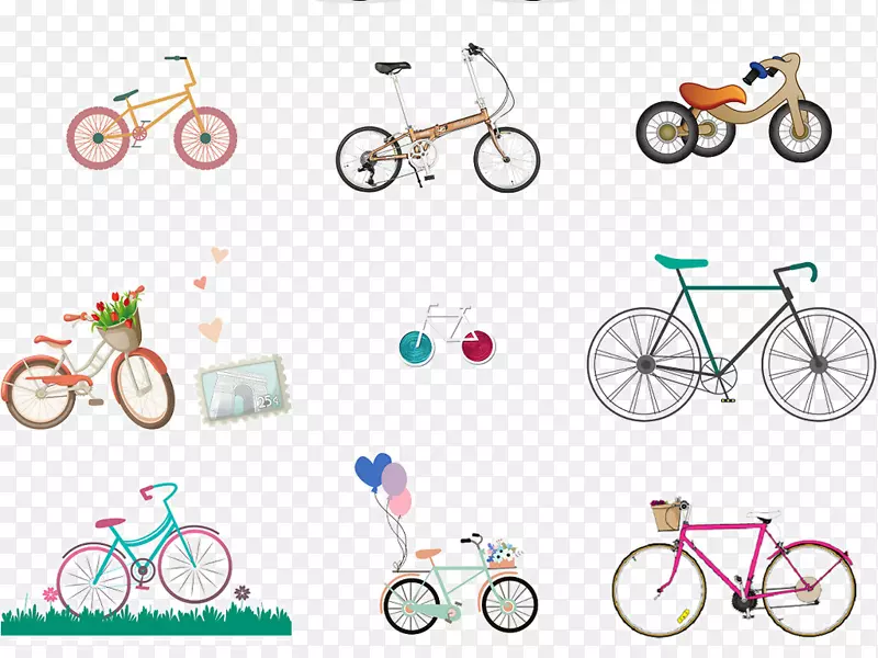 自行车车轮图形剪辑艺术车辆.自行车