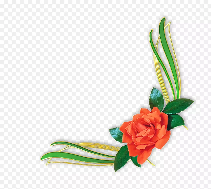 花卉设计玫瑰花png图片剪贴画花边