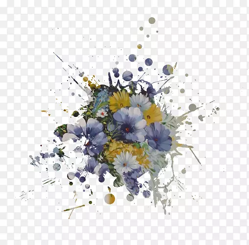 花卉设计形象生活绘画-花卉