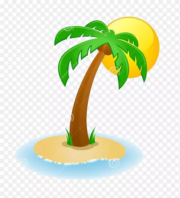 棕榈树版税-免费剪贴画插图-感谢