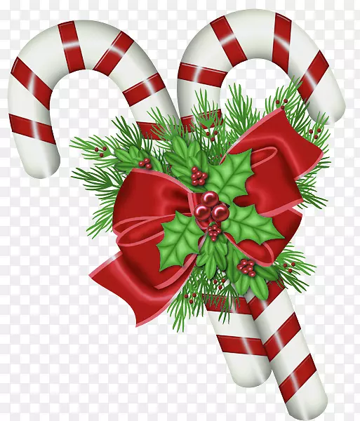糖果拐杖，圣诞棒，糖果丝带，糖果，圣诞老人-圣诞老人
