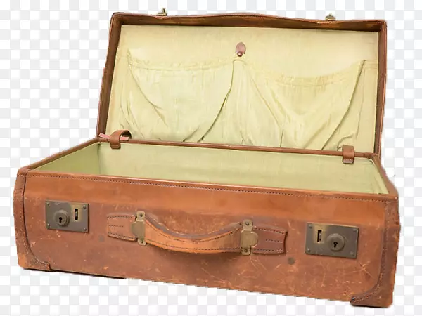 行李箱箱包-老式行李箱介质