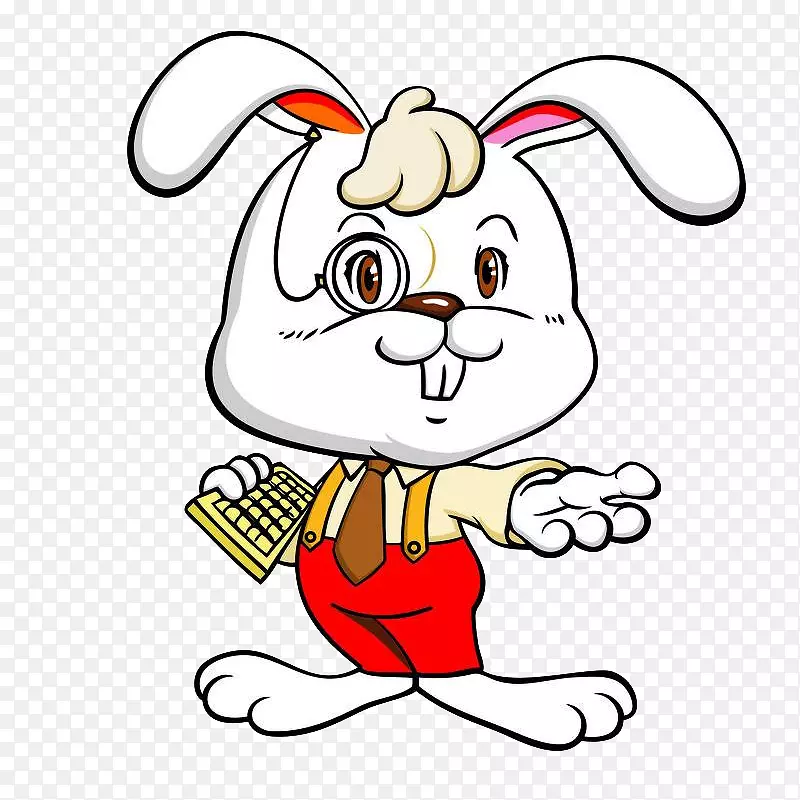 兔子形象插图卡通可爱卡通动物