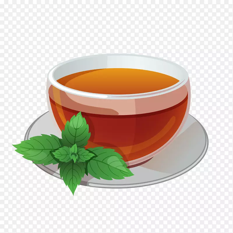 姜茶杯绿茶