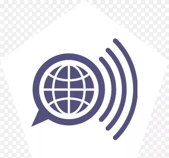 图形世界符号插图概念.全球广播系统