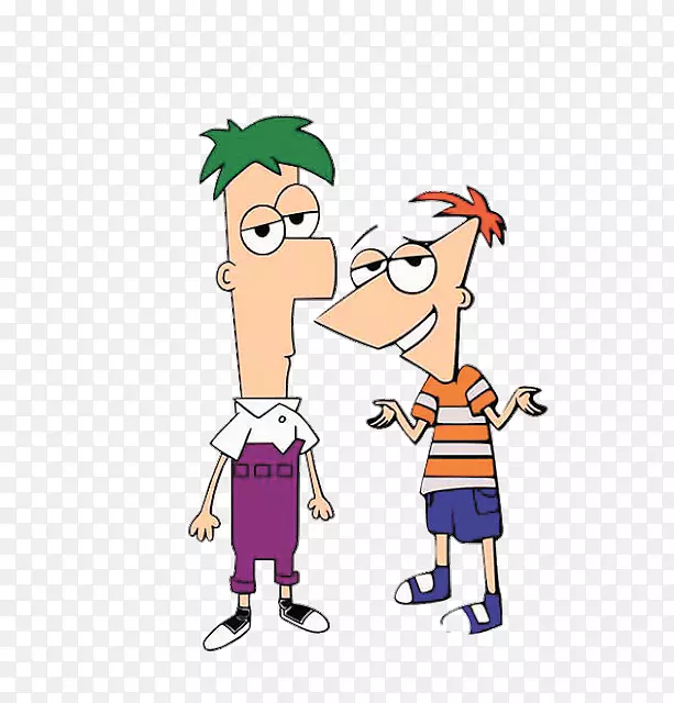 Ferb Fletcher Phineas Flynn Perry的鸭嘴兽图像绘制-phineas和ferb字体