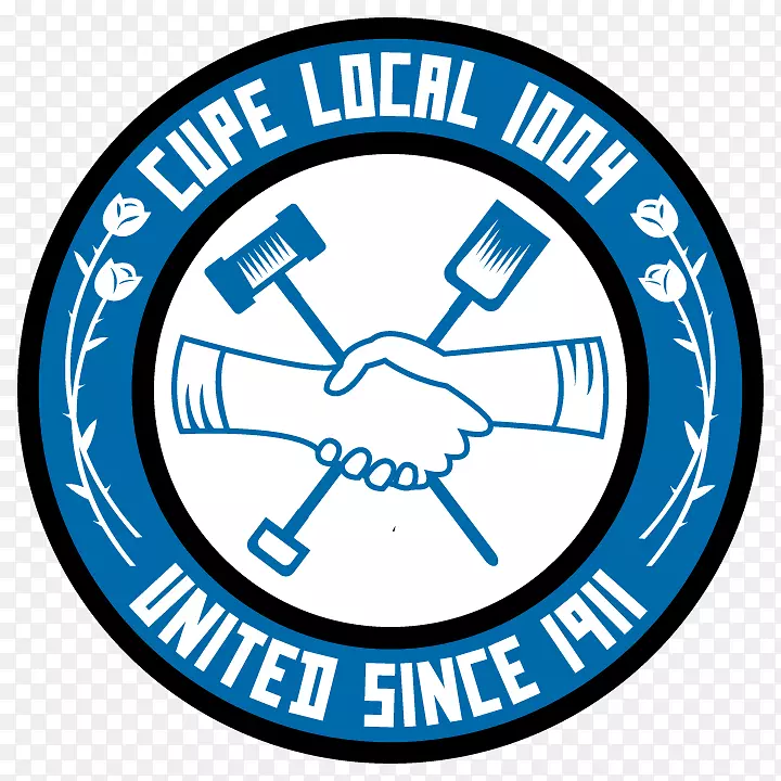 喜剧屋CUPE 1004组织加拿大公务员工会华盛顿市中心房屋建筑商协会-协议徽章