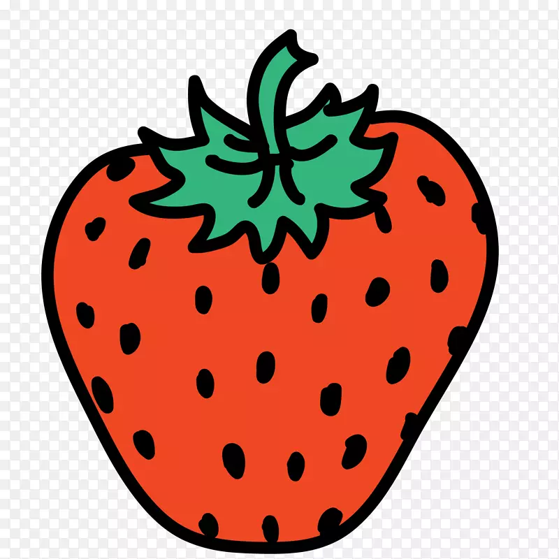计算机图标草莓插图图形卡通昆虫