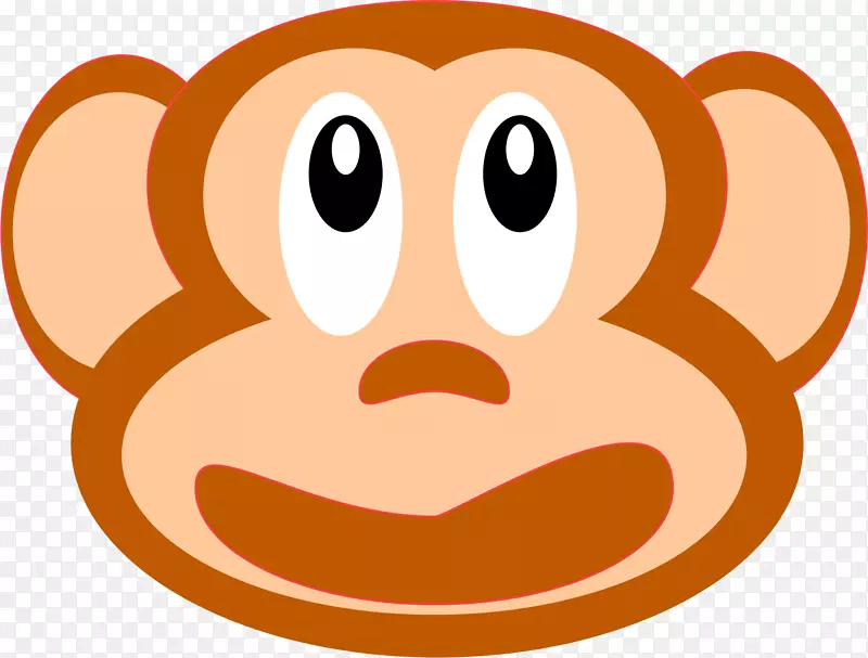 鼻子猿好奇乔治剪贴画黑猩猩-猴子